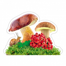 Украшение Композиция грибы+рябина MILAND, 10-10.07-0005