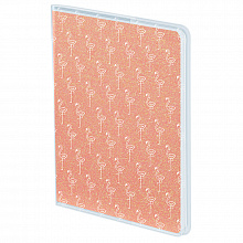 Ежедневник недатированный А5 96л Flamingo pattern ПВХ глиттер Greenwich Line ENA5-20819