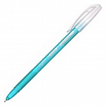 Ручка шариковая 0,5мм синий стержень зеленый корпус FlexOffice Cyber FO-025GB
