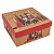 Коробка подарочная квадратная  11х11х4,9см Новый год OMG, 7302274/2102