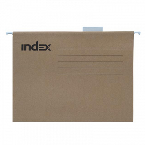 Папка подвесная А4 INDEX крафт-картон ISF03/A4/KR