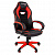 Кресло геймерское Chairman Game 16 экокожа красная + ткань черная, TW-11
