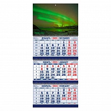 Календарь  2024 год квартальный Северное сияние KT24-05