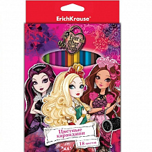 Карандаши  18 цв. Erich Krause Ever After High 39767