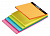 Блок самоклеящийся набор 76х76мм 89х76мм 101х76мм 127х76мм 150л Magic 5 цветов  Hopax 21423