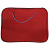 Папка на молнии А4 1 отделение Красная ткань с ручками Канцбург, 1Ш42_6680