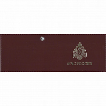 Обложка для удостоверения "МЧС" HJ кожа Гамма Связь У013