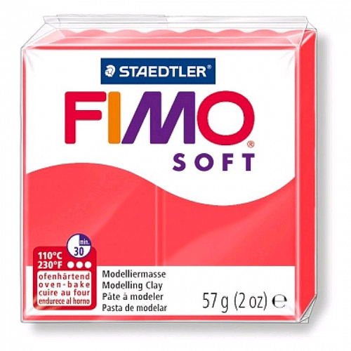 Пластика запекаемая  57г фламинго Staedtler Fimo Soft, 8020-40