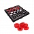Набор настольных игр 3в1 нарды, шашки, шахматы на магните Рыжий кот, 1550174