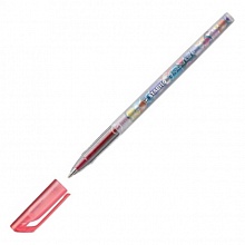 Ручка шариковая 0,7мм красный стержень STABILO Tropikana 838/40F