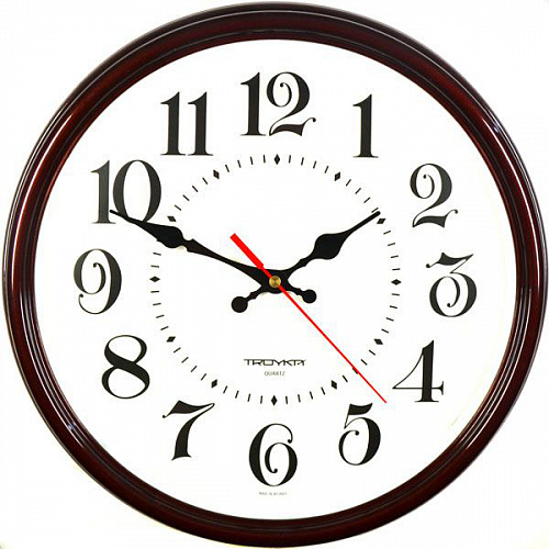 Часы настенные TROYKA коричневые 88883882
