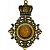 Заготовка для украшений Royal Medallion бронза 3,5х5см Spellbinders GL2-008
