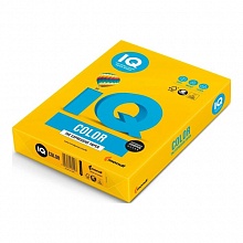 Бумага для офисной техники цветная А4 160г/м2 250л горчичный класс А IQ Color, IG50