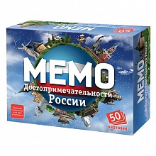 Игра карточная Мемо Достопримечательности России РАКЕТА, 7202