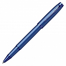 Ручка роллер 0,5мм черные чернила PARKER IM Monochrome T328 Blue PVD 2172965 