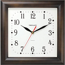 Часы настенные TROYKA коричневые 81863835