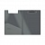 Доска с зажимом -папка А4 пластик серый Megapolis Erich Krause, 50144