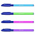 Ручка шариковая 1мм синий стержень масляная основа U-109 Neon Stick&Grip Erich Krause, 47612