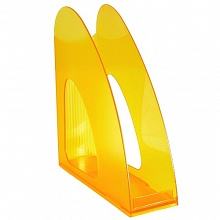 Лоток вертикальный оранжевый прозрачный ударопрочный пластик Twin HAN, HA1611/61