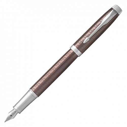 Ручка перьевая 0,8мм синие чернила PARKER IM Premium Brown CT F 1931676,457636