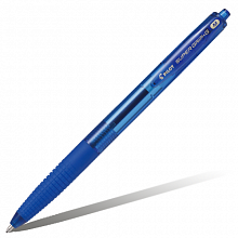 Ручка шариковая автоматическая 1мм синий стержень масляная основа PILOT Super Grip G, BPGG-8R-M