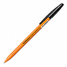 Ручка шариковая 0,7мм черный стержень масляная основа R-301 Orange Stick Erich Krause, 43195