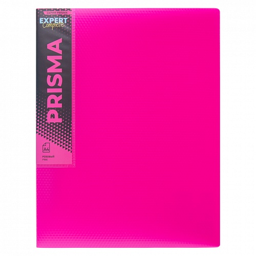 Папка с  60 вкладышами розовая Expert Complete Prisma Neon, EC211800013