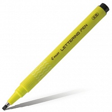Ручка капиллярная 0,5-3мм черные чернила одноразовая PILOT Lettering Pen, SWN-DRL-30