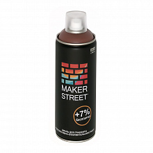 Краска эмаль для граффити 400мл коричнево-бежевый матовый, в аэрозоле MAKERSTREET MS400 802
