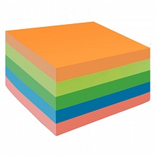 Блок самоклеящийся  51х51мм 250л 5 цветов неон LAMARK SN0500