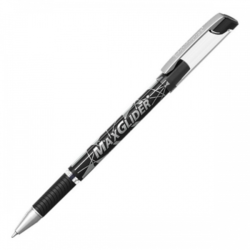 Ручка шариковая 0,7мм черный стержень масляная основа Ultra Glide Technology Max Glider Erich Krause, 45214
