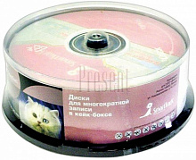 Диск DVD+RW 4.7GB 4x  25шт (цена за шт) Smart Track, ST000304