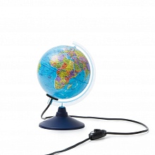 Глобус 15см Политический евро с подсветкой Globen, Ке011500200