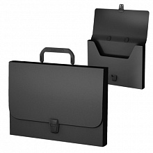 Портфель пластиковый А4 Erich Krause Classic черный 47247