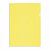 Папка-угол А4 пластик 0,18мм желтый прозрачный Comix, E310 YW