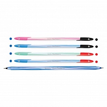 Ручка шариковая двустороняя 0,6мм ассорти FlexOffice Twin Candee FO-042MIX