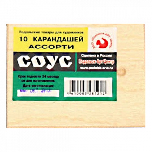 Соус Ассорти 10шт в деревянном пенале (цена за упаковку), Т06309