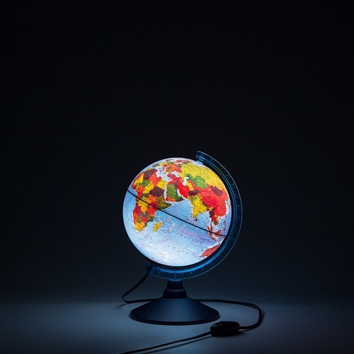 Глобус 21см Физико-политический интерактивный с подсветкой Globen, INT12100298