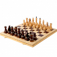 Шахматы деревянные инкрустированные Орловская Ладья P-5