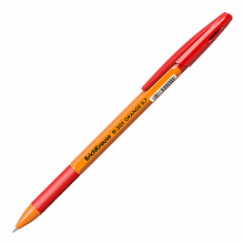 Ручка шариковая 0,7мм красный стержень масляная основа R-301 Orange Stick&Grip Erich Krause, 43189