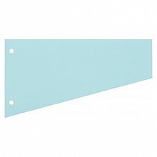 Разделитель картонный 23х12х6см 100л трапеция голубые с перфорацией Бланкиздат, 216166 