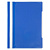 Скоросшиватель пластиковый А4 синий, с карманом Бюрократ PS-K20BLU