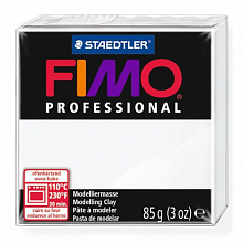 Пластика запекаемая  85г белая Staedtler Fimo Professional, 8004-0
