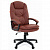 Кресло офисное Chairman 668 LT экокожа коричневая, спинка коричневая 