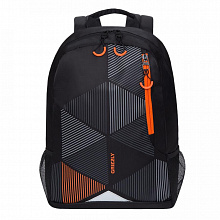 Рюкзак 32х45х13см черно-оранжевый GRIZZLY RQ-011-3