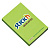 Блок самоклеящийся  51х76мм 100л зеленый неон Hopax 21163