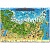 Карта России. Карта нашей Родины 101х69см интерактивная ламинированная Globen КН018