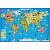 Карта Мира. Мой мир 101х69см ламинированная ГЕОДОМ 4607177453507