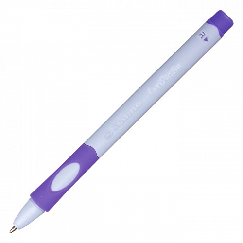 Ручка шариковая для правшей 0,8мм синий стержень лавандовый корпус STABILO LeftRight 6328/6-10-41