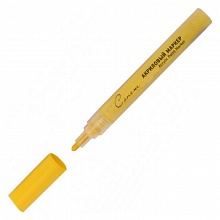 Маркер акриловый 2мм флуоресцентный жёлтый Сонет, 163124-29